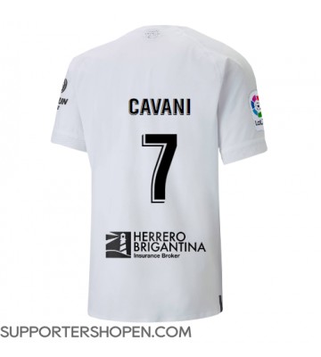 Valencia Edinson Cavani #7 Hemma Matchtröja 2022-23 Kortärmad